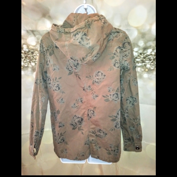 Vans brown floral utility jacket - Picture 3 of 5